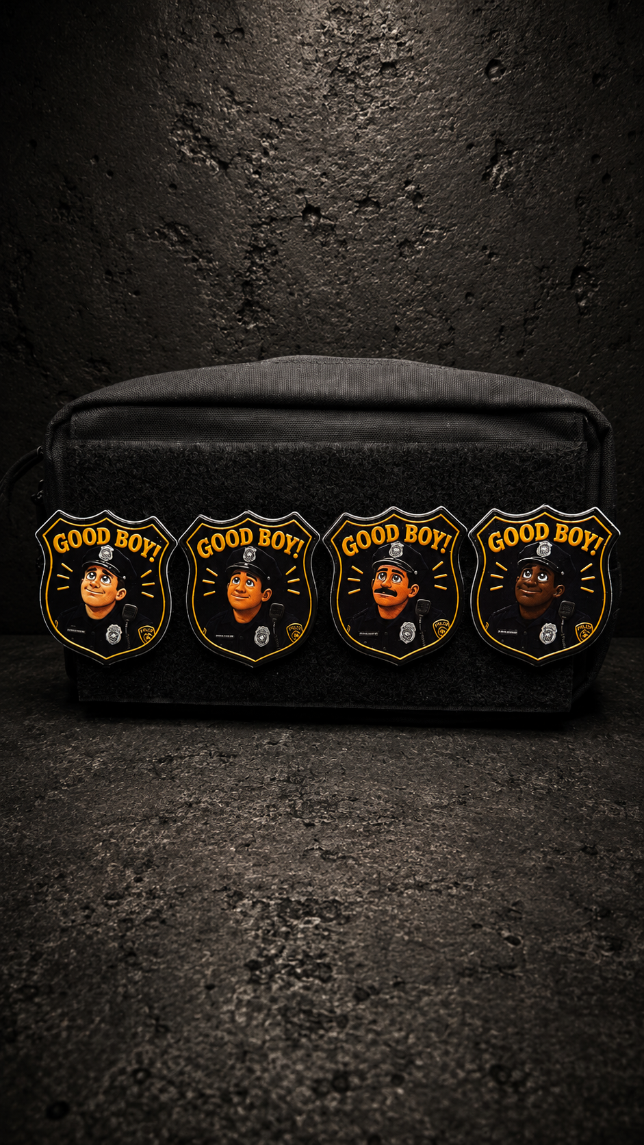 "Good Boy!" Morale Patch — 4-Pack Bundle (Light, Medium, Tan, Dark)