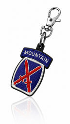 10th Mountain Division MicroKeychain