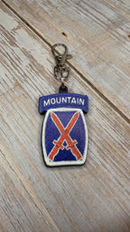 10th Mountain Division MicroKeychain