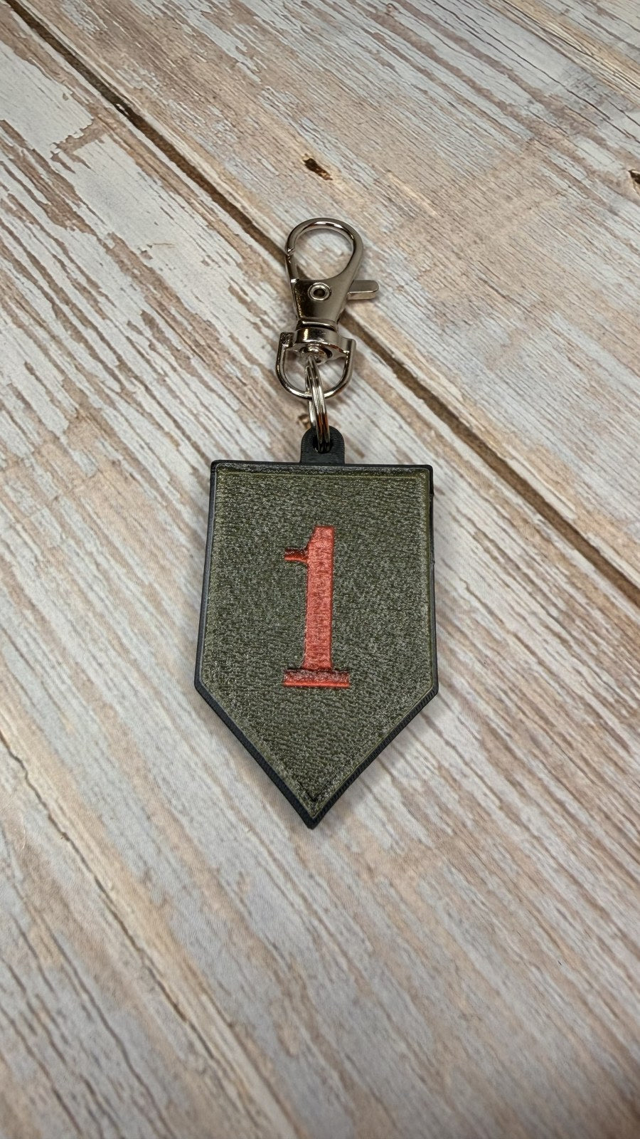 1st Infantry Division MicroKeychain