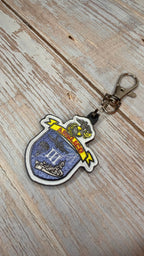 3rd ANGLICO MicroKeychain — Patch version on wood #Patch
