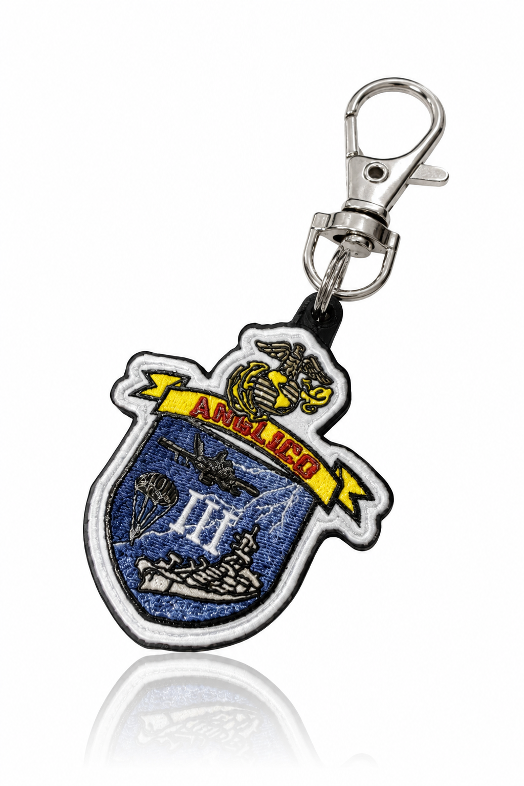 3rd ANGLICO MicroKeychain — Patch version