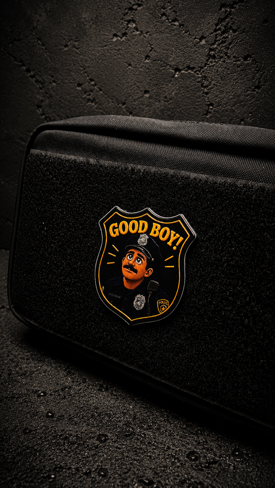 "Good Boy!" Morale Patch — Tan