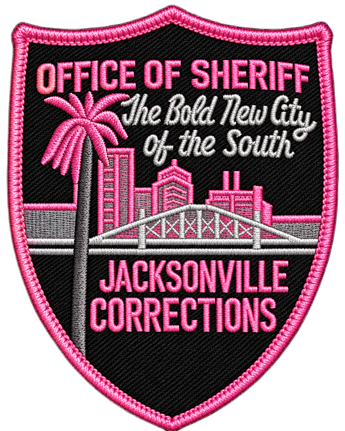 Jacksonville Corrections Pink Patch