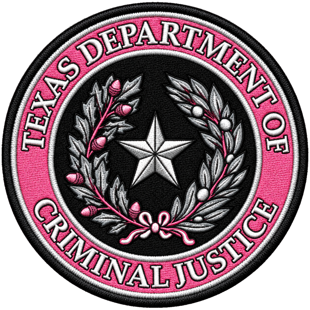 Texas Department of Criminal Justice Pink Patch