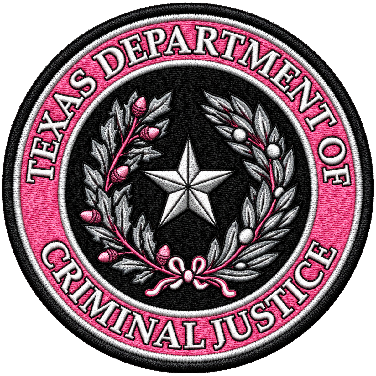 Texas Department of Criminal Justice Pink Patch