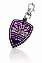 Apache Junction Police Department, Arizona Pink Patch keychain