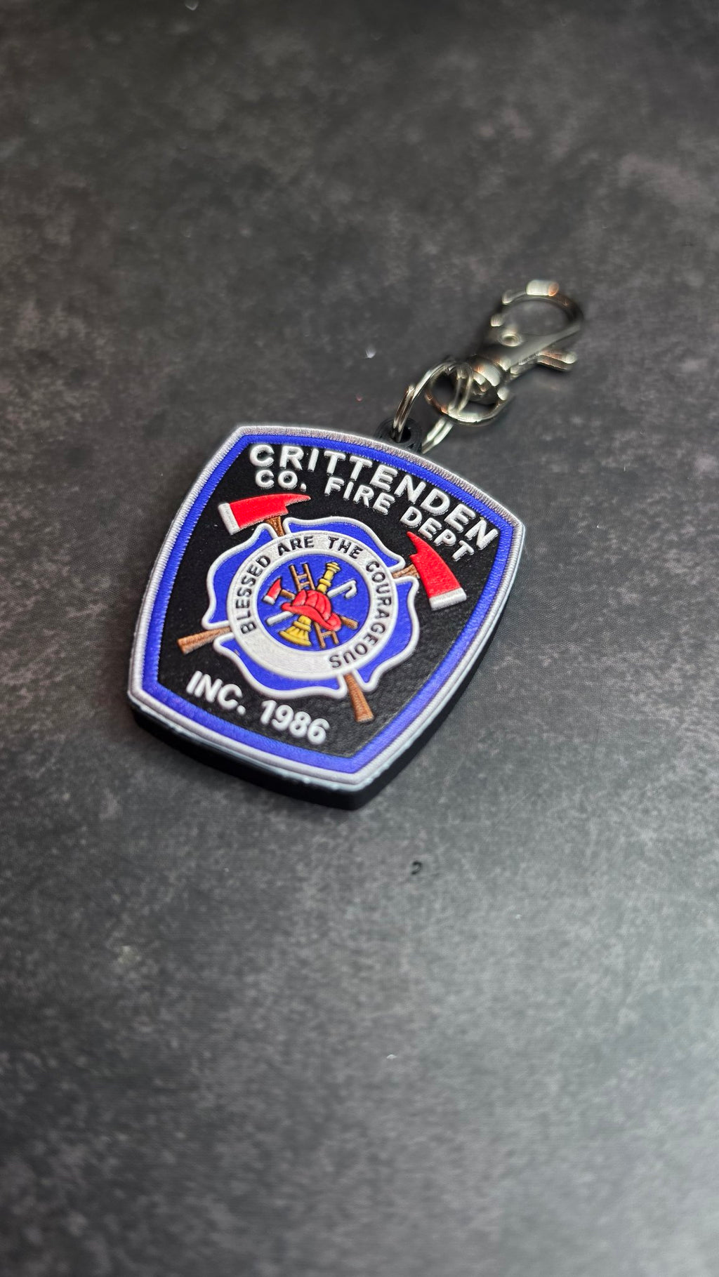 Crittenden Co. Fire Dept MicroKeychain