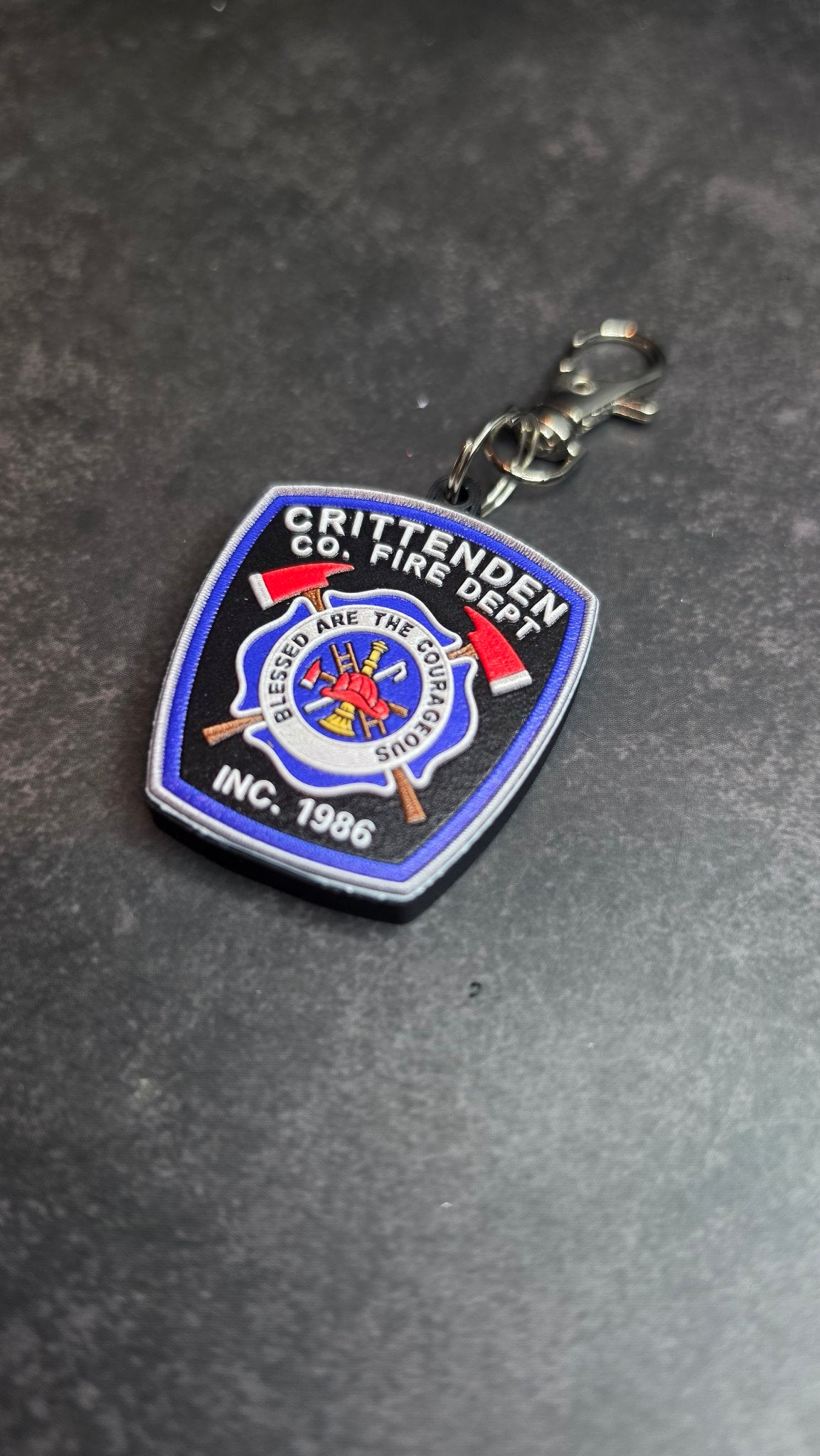 Crittenden Co. Fire Dept MicroKeychain