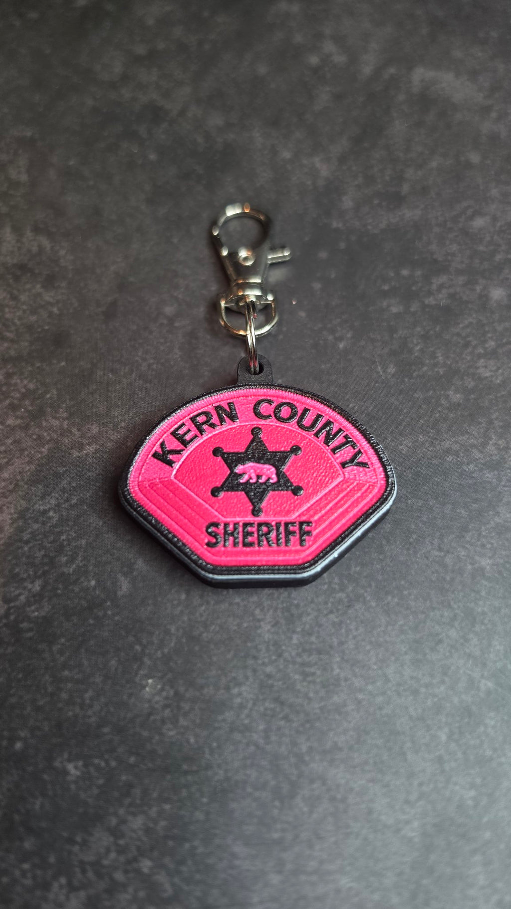 Kern County Sheriff Pink MicroKeychain