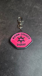 Kern County Sheriff Pink MicroKeychain