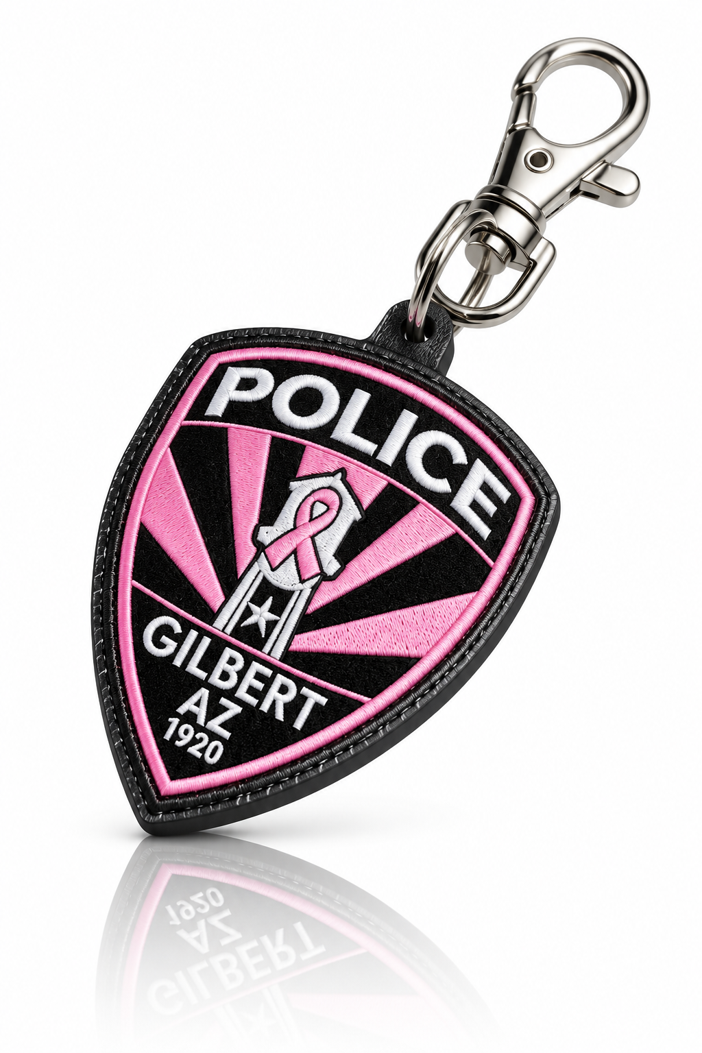 Gilbert Police Department, Arizona Pink Patch keychain
