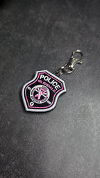 Glendale Police Department, Arizona Pink Patch keychain