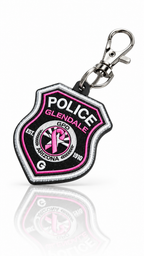 Glendale Police Department, Arizona Pink Patch keychain