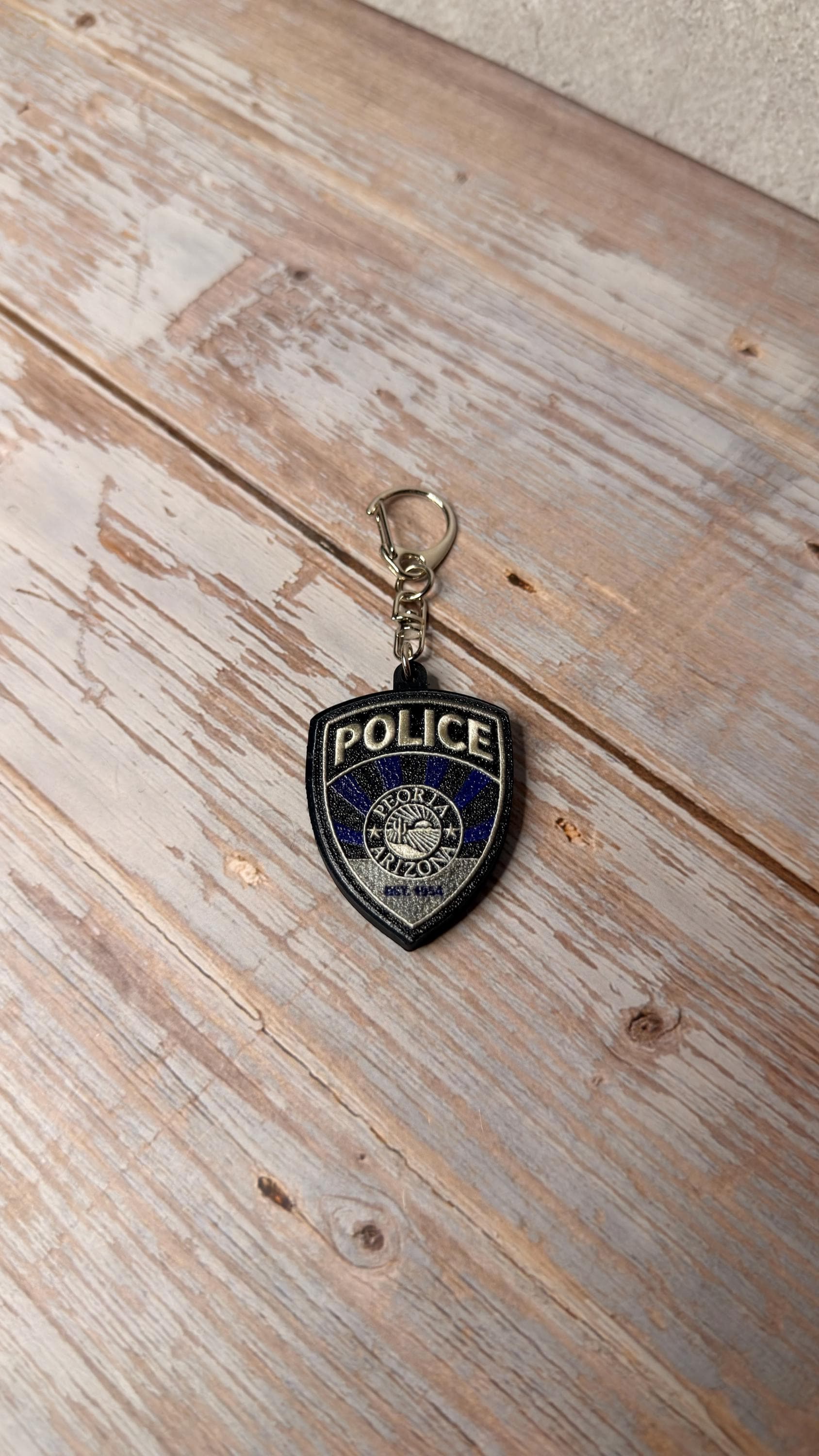 Peoria Police Department, Arizona - MicroKeychain
