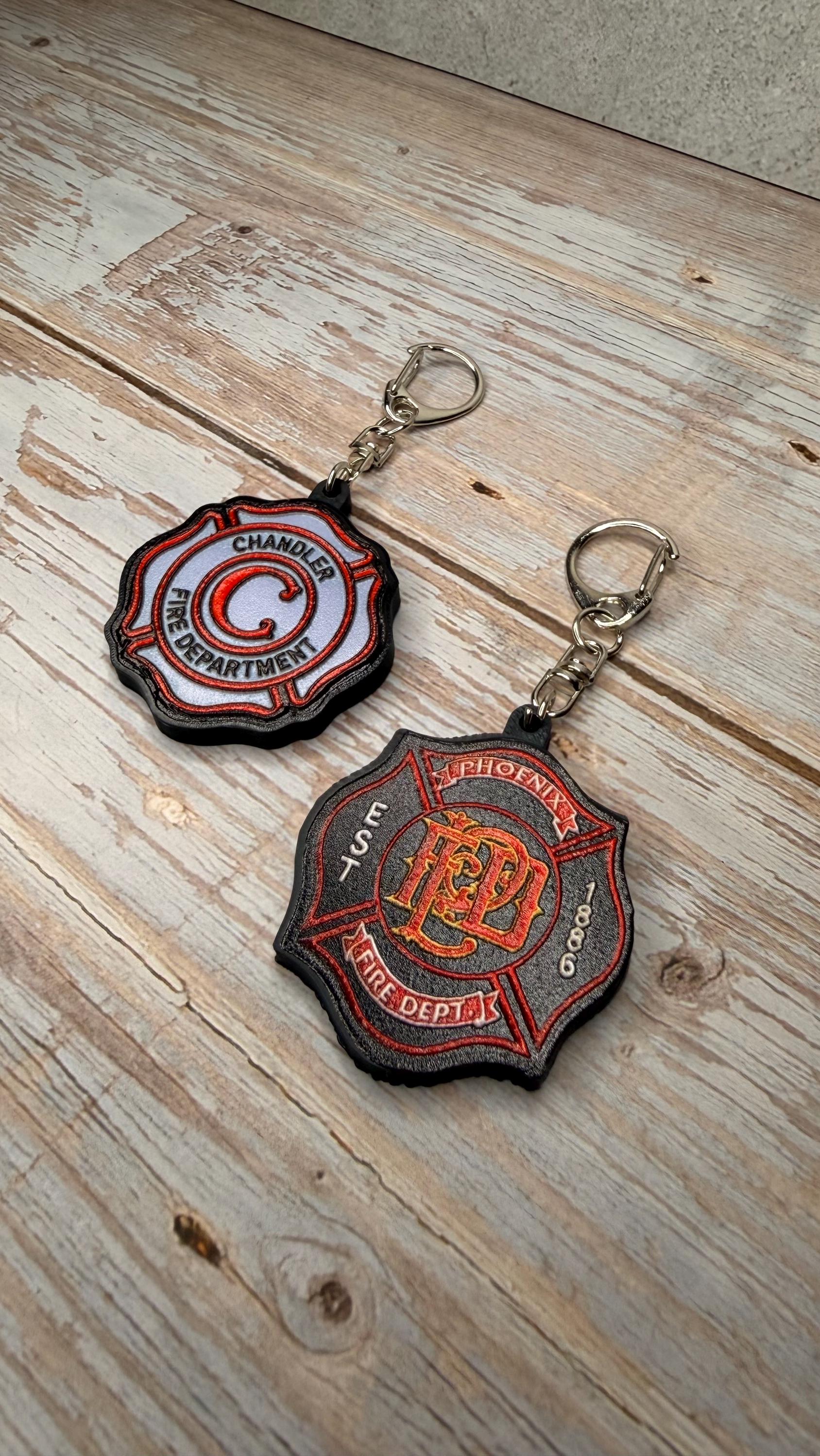 Phoenix Fire Department, Arizona - MicroKeychain