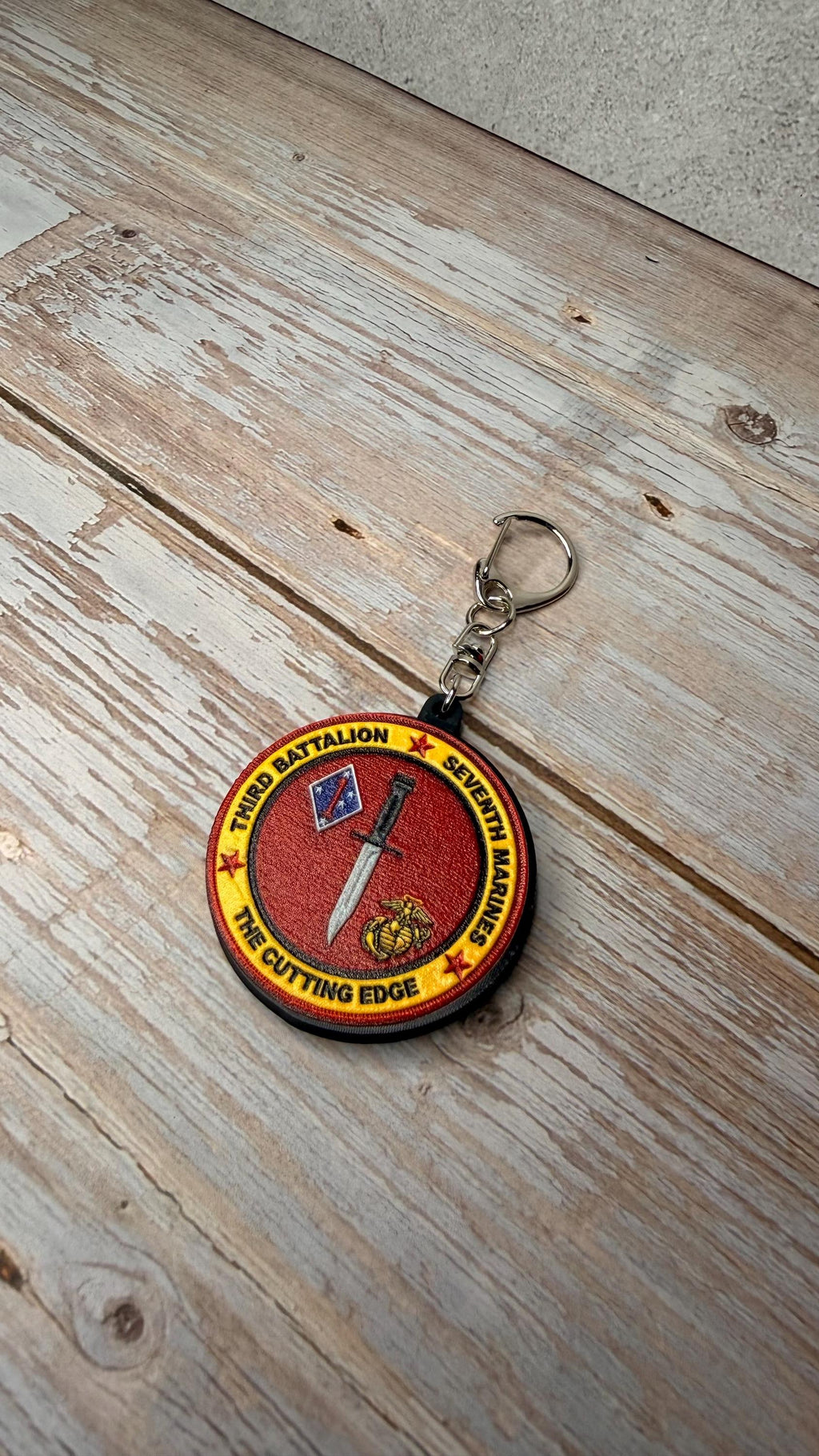 3rd Battalion 7th Marines, U.S. Marine Corps - MicroKeychain