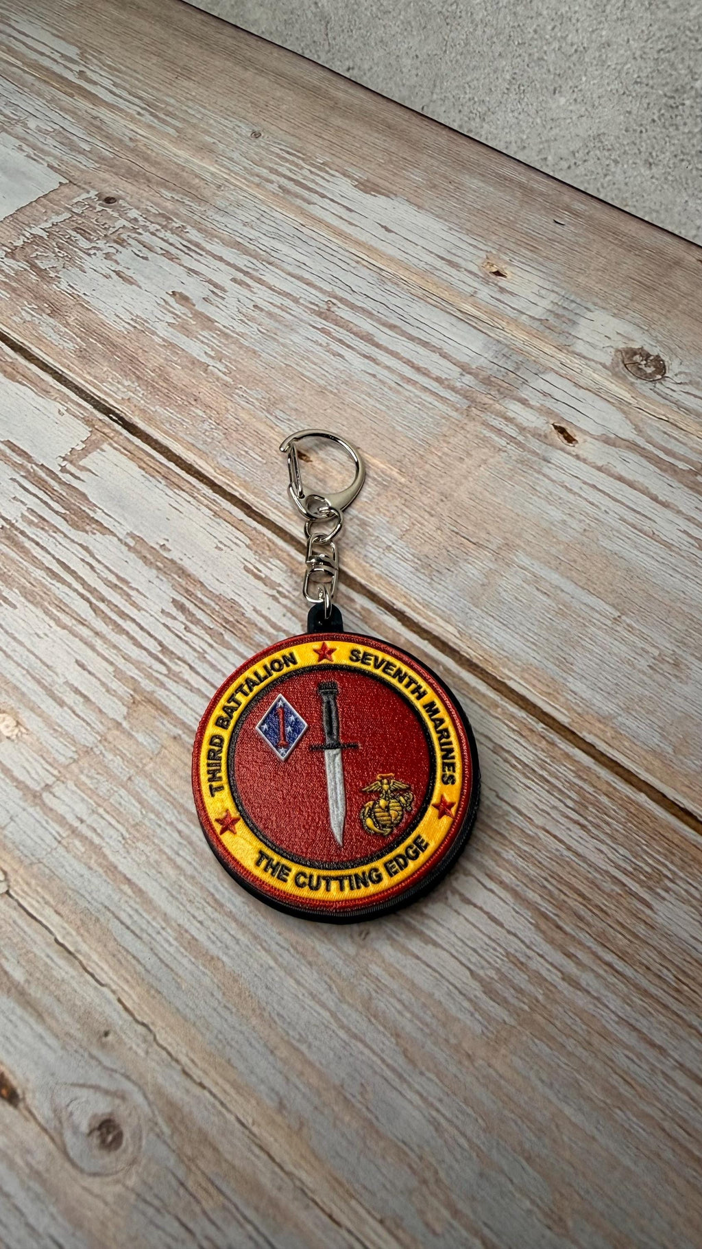 3rd Battalion 7th Marines, U.S. Marine Corps - MicroKeychain