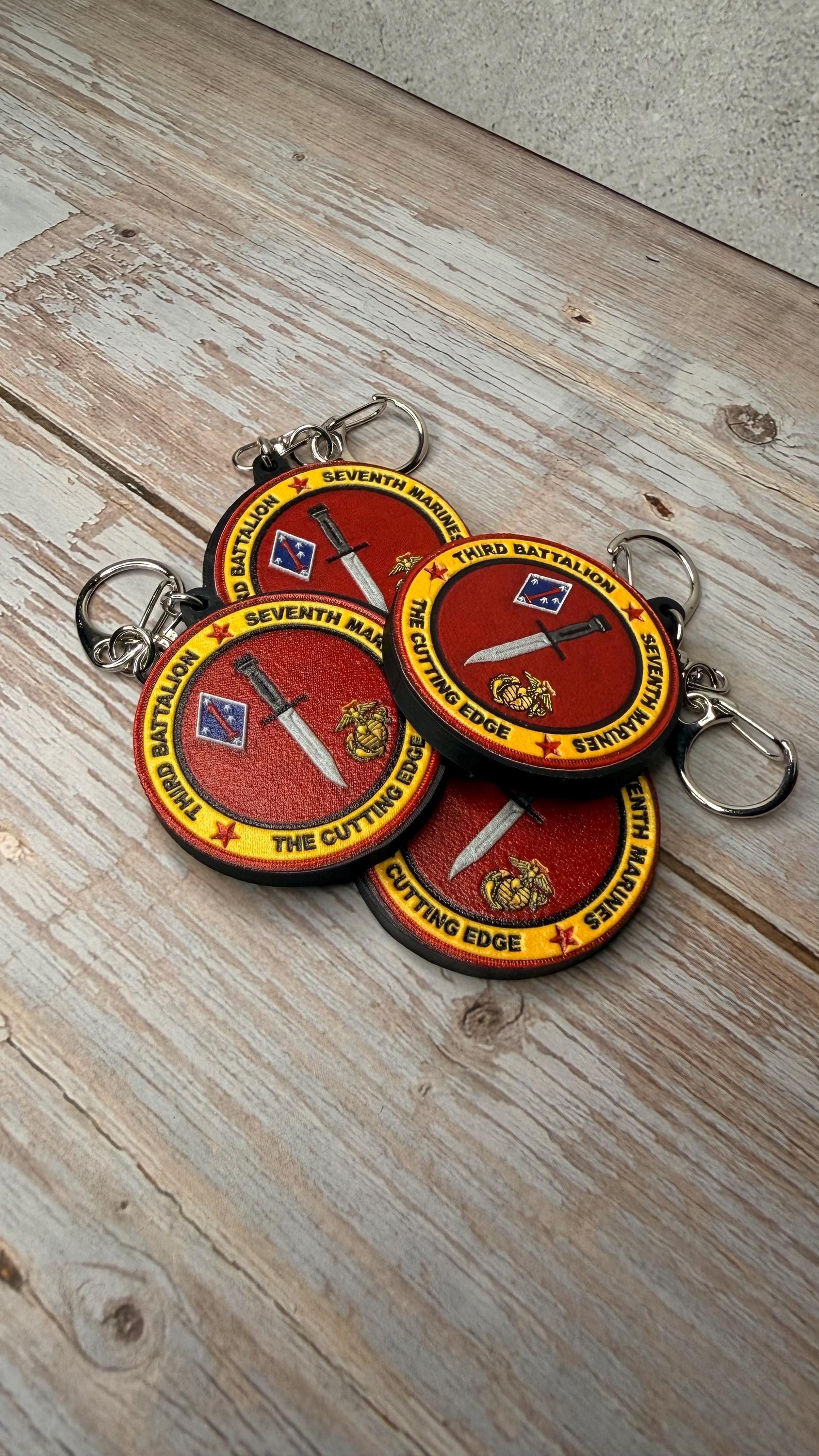 3rd Battalion 7th Marines, U.S. Marine Corps - MicroKeychain