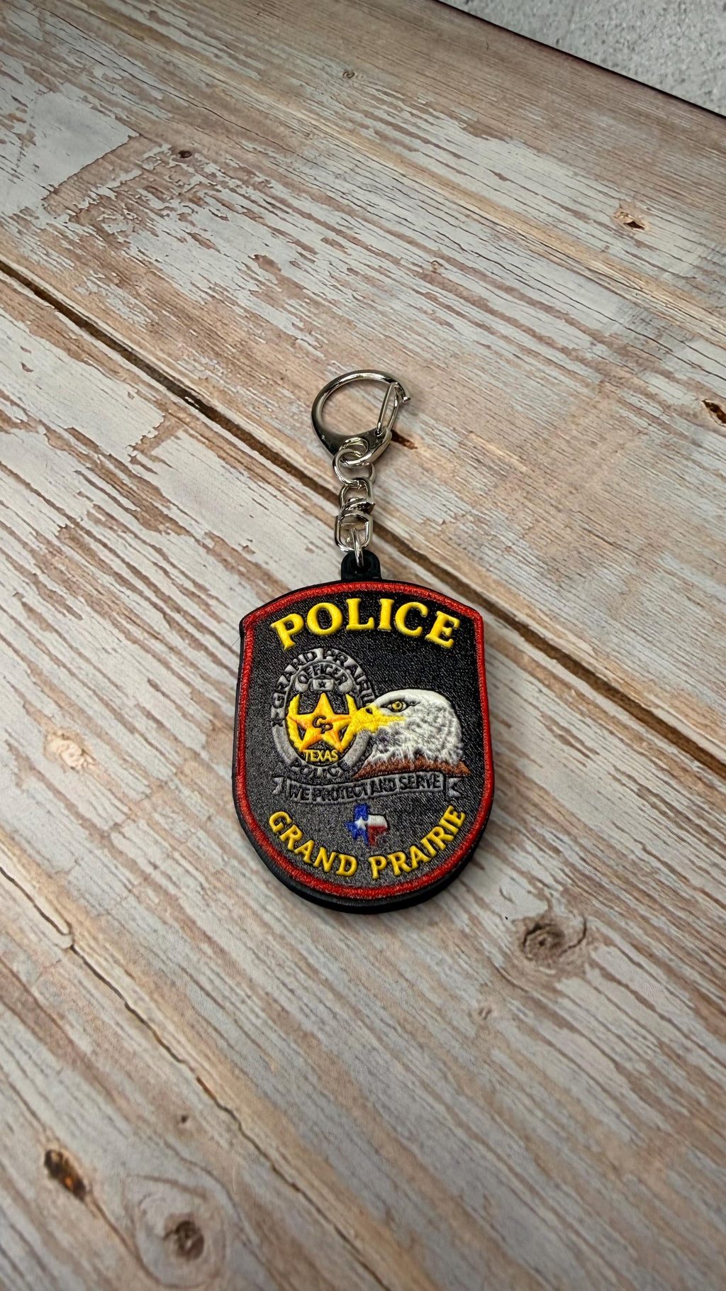 Grand Prairie Police Department, Texas - MicroKeychain