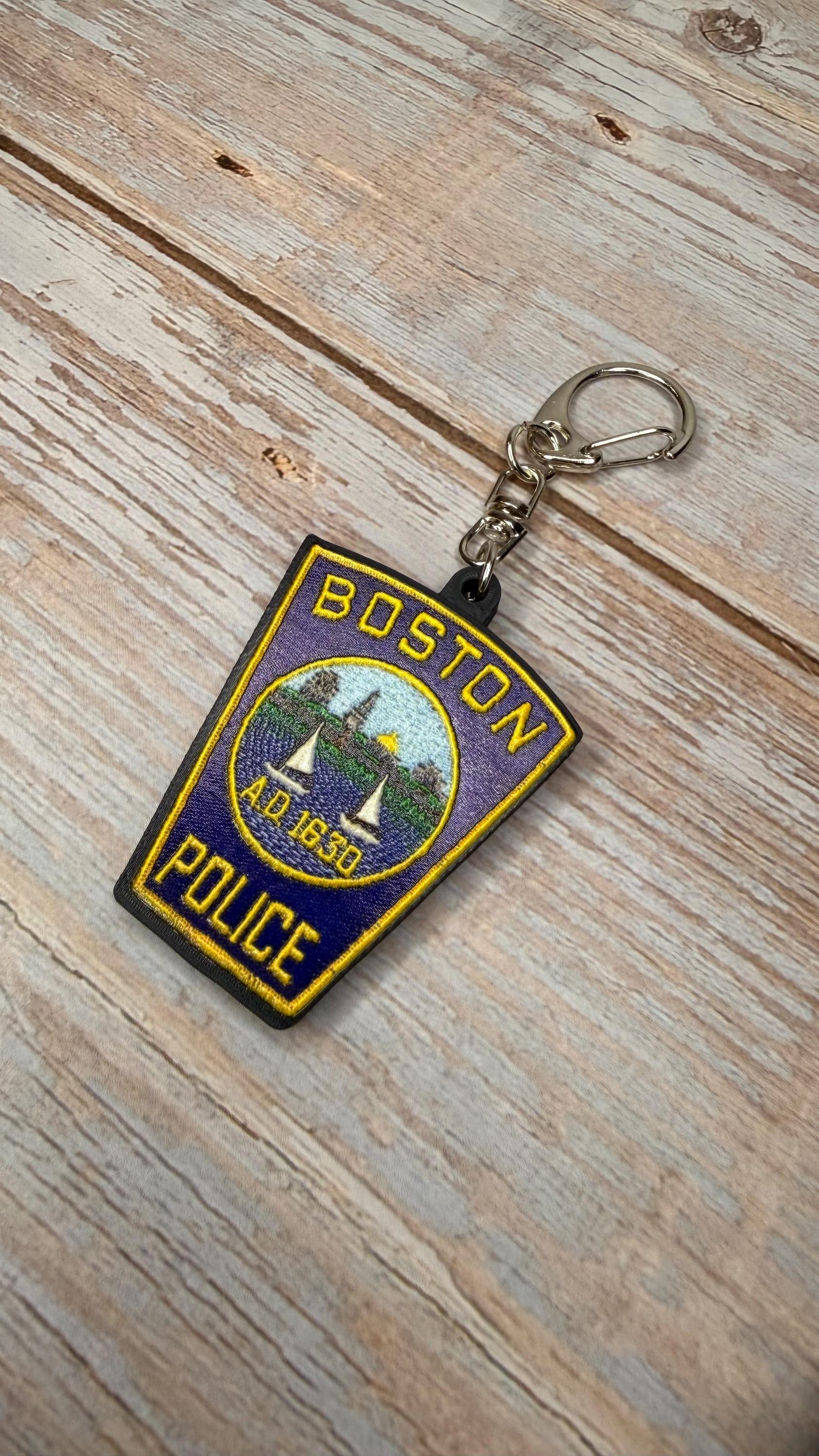 Boston Police Department, Massachusetts - MicroKeychain
