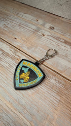 Madison Police Department | Collector Patch Keychain | Police Gift | Thin Blue Line