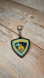 Madison Police Department | Collector Patch Keychain | Police Gift | Thin Blue Line