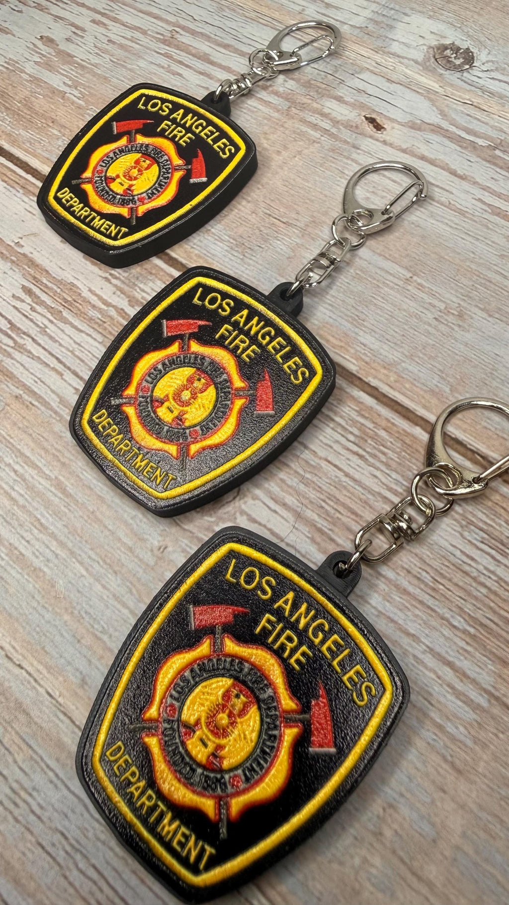 Los Angeles Fire Department, California - MicroKeychain
