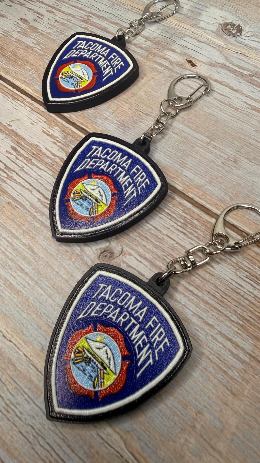 Tacoma Fire Department, Washington - MicroKeychain