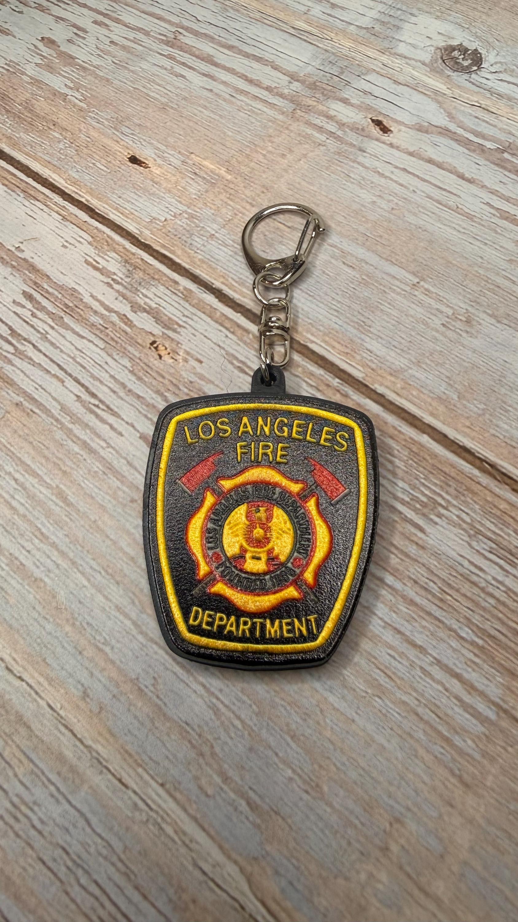 Los Angeles Fire Department, California - MicroKeychain