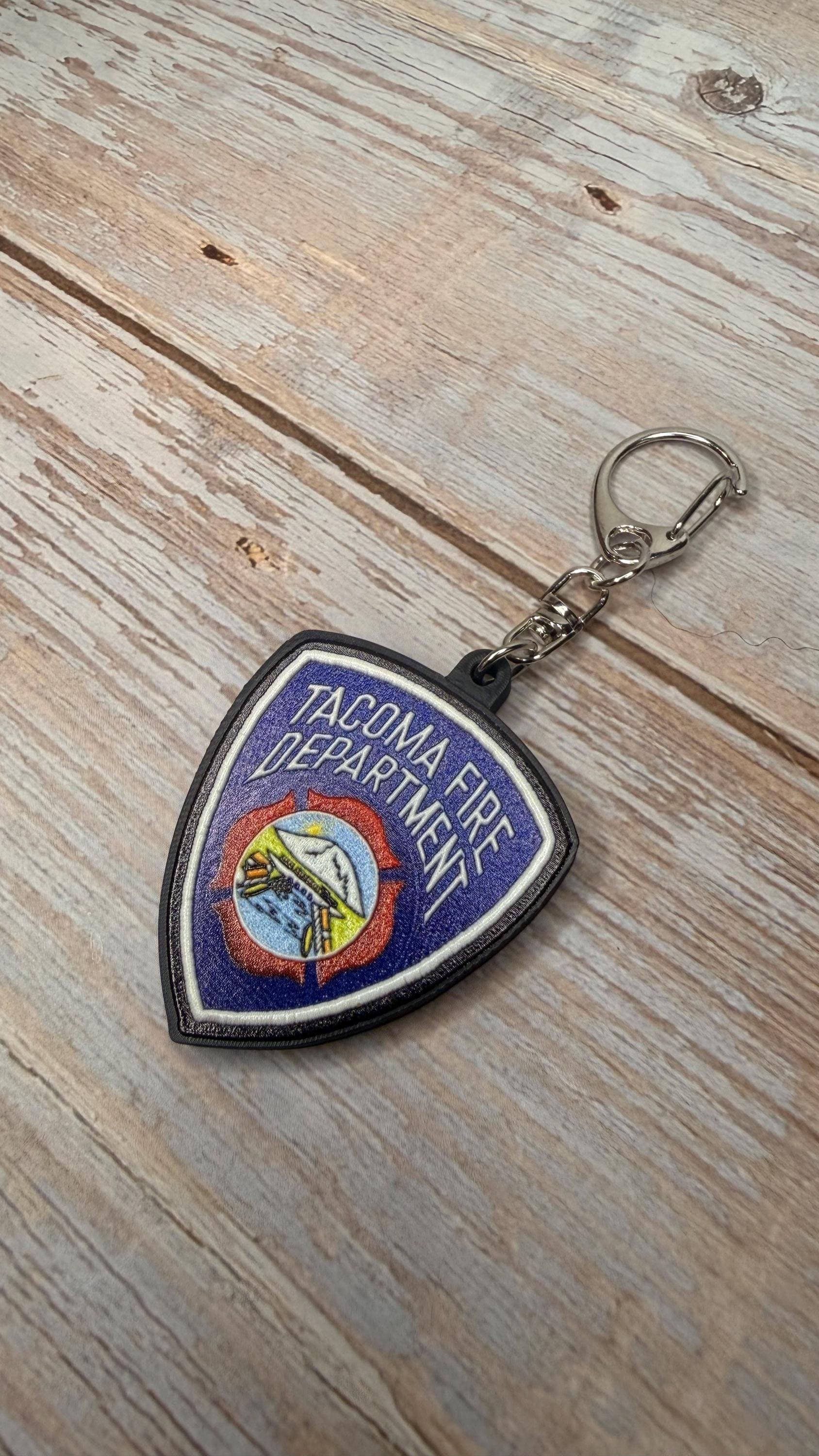Tacoma Fire Department, Washington - MicroKeychain