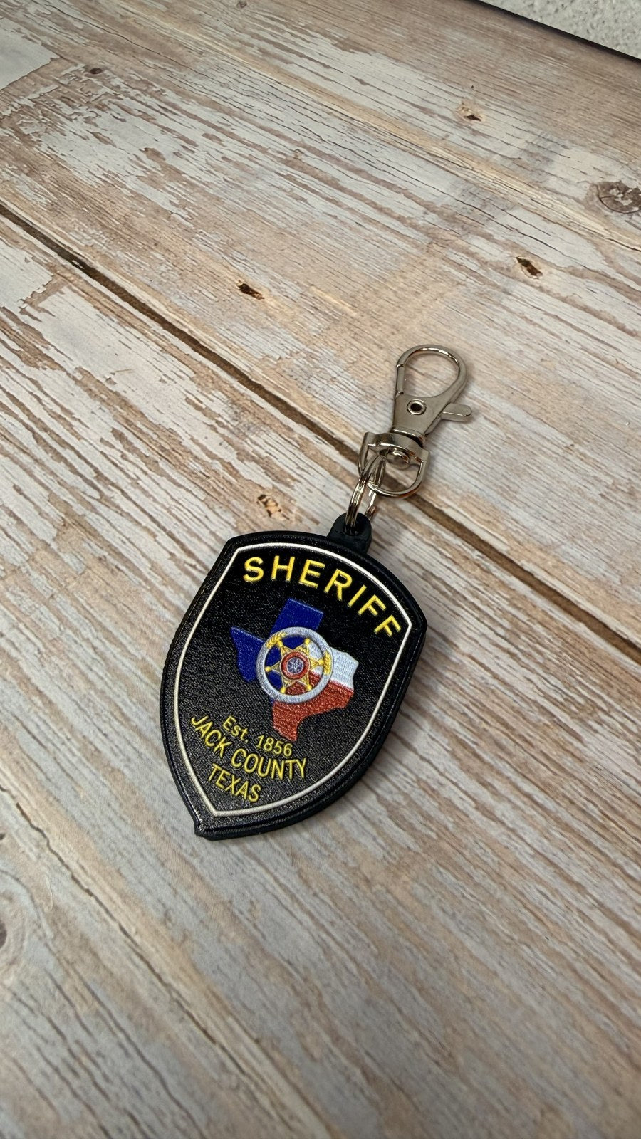 Jack County Sheriffs Office Texas MicroKeychain