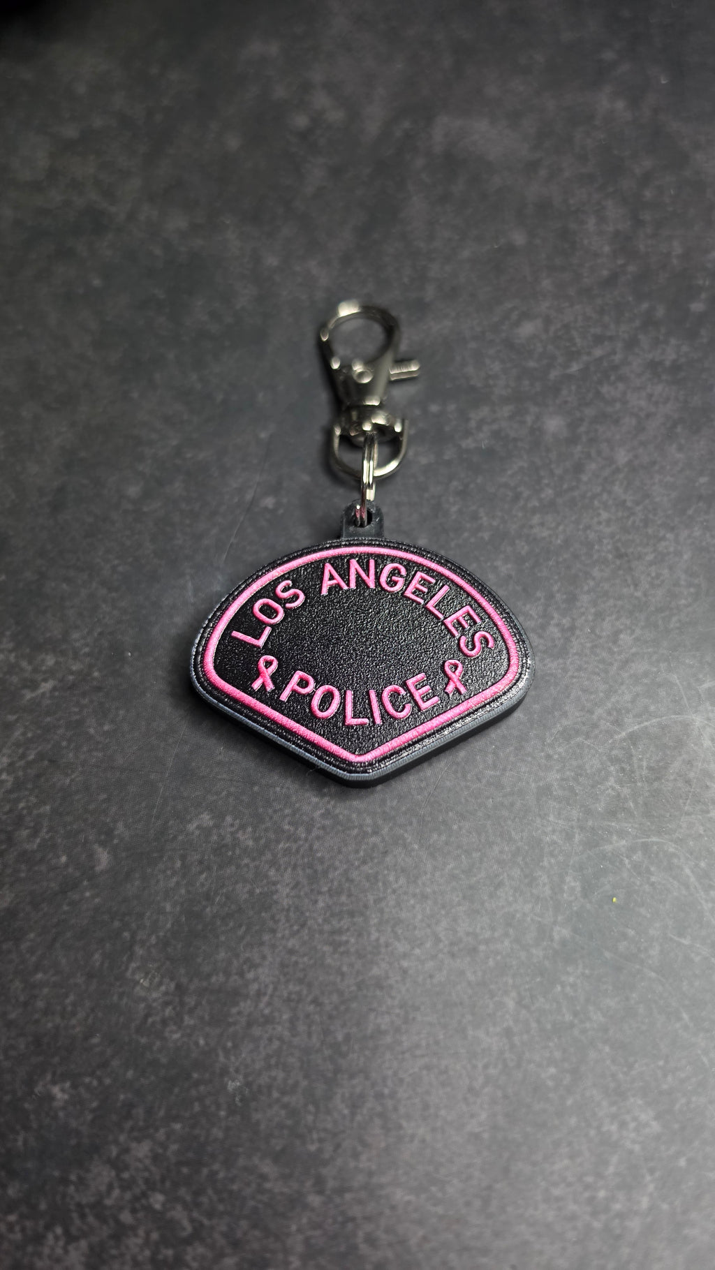 Los Angeles Police Department, California Pink Patch keychain
