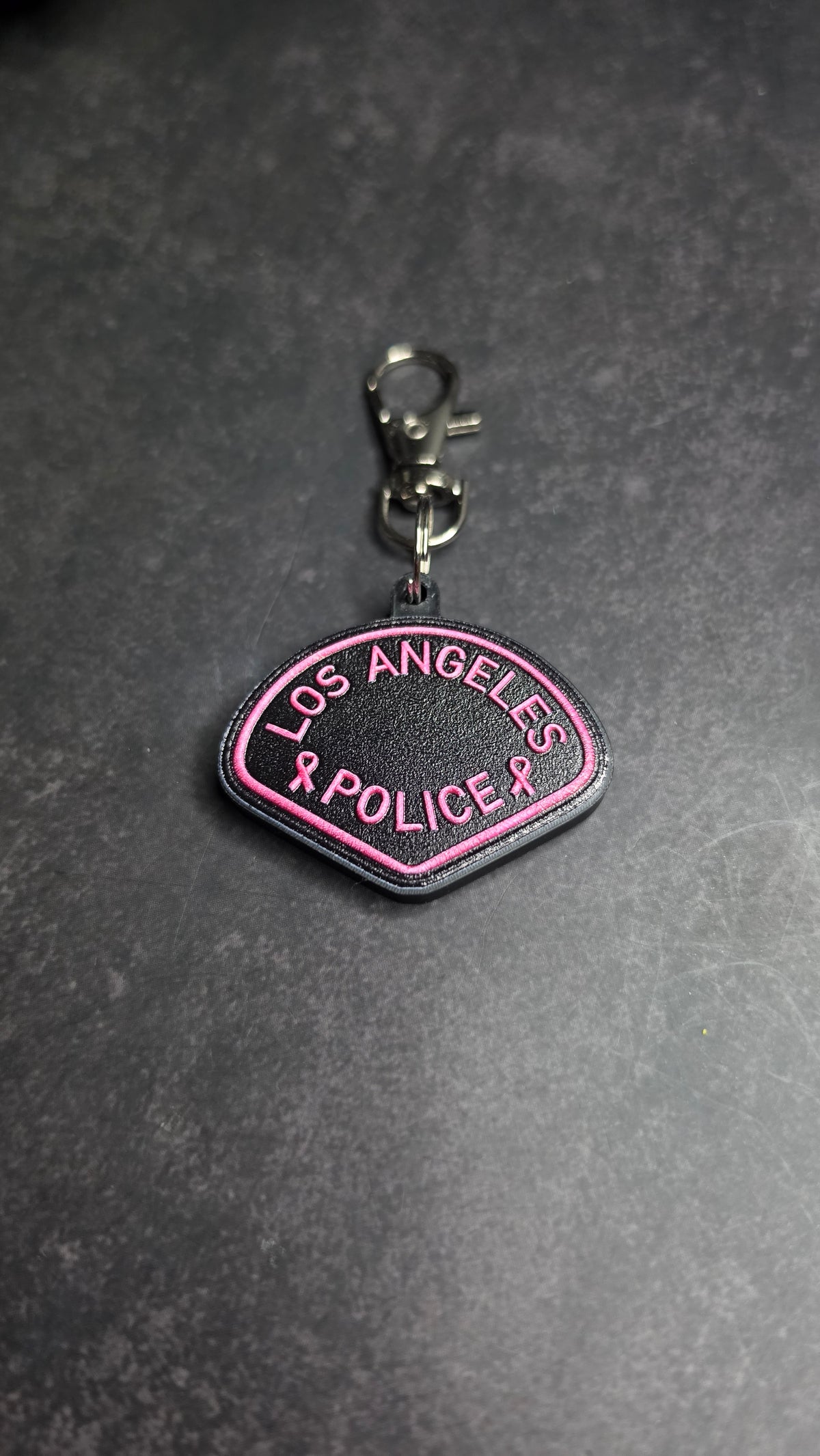 Los Angeles Police Department, California Pink Patch keychain