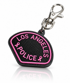 Los Angeles Police Department, California Pink Patch keychain