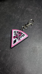 New Mexico State Police Pink Patch keychain