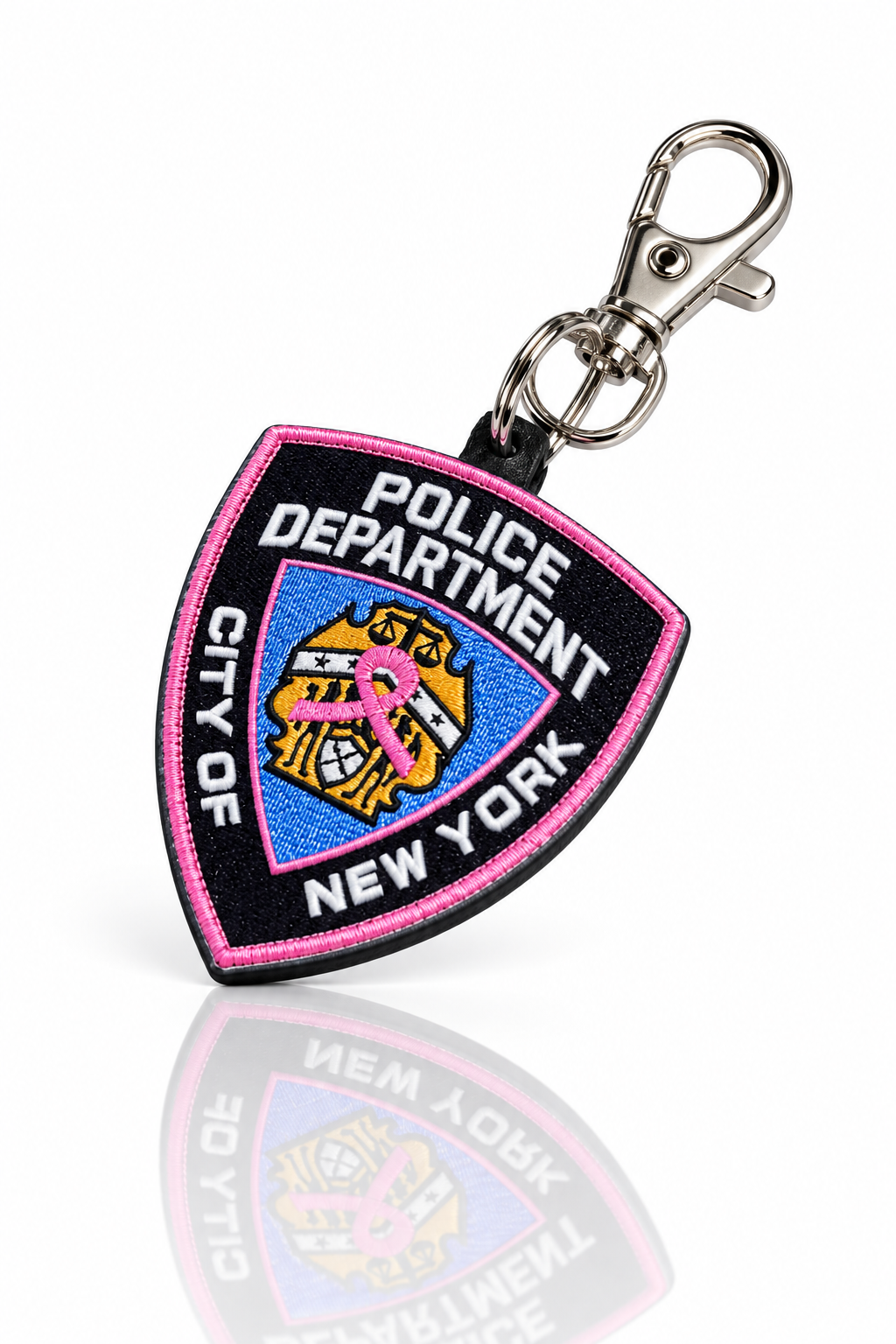NYPD, New York Pink Patch keychain