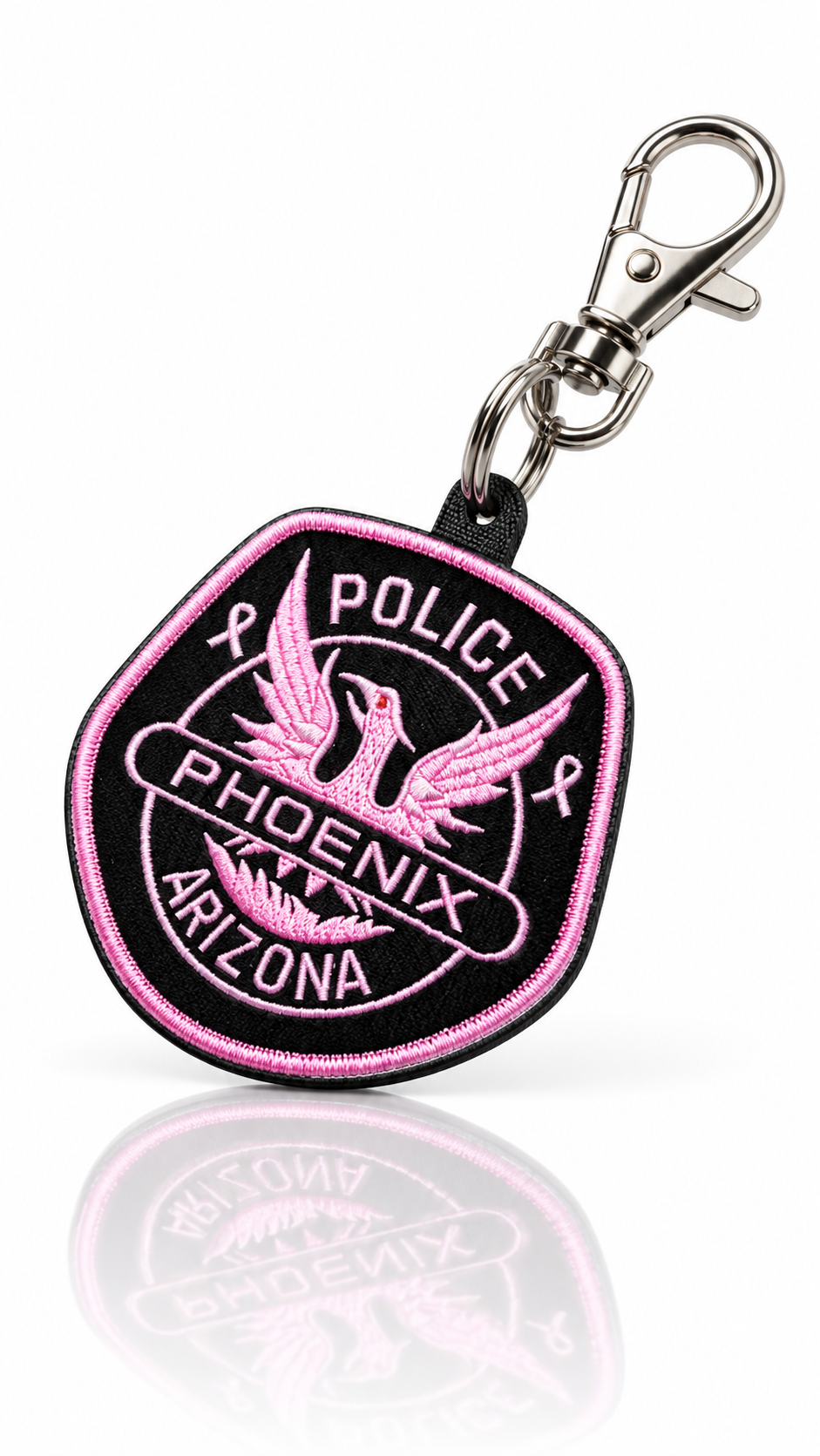 Phoenix Police Department, Arizona Pink Patch keychain