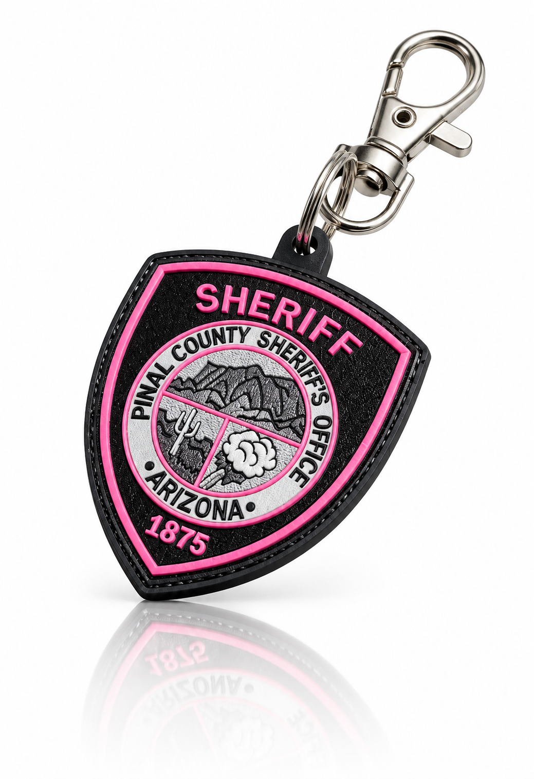 Pinal County Sheriff's Office, Arizona Pink Patch keychain