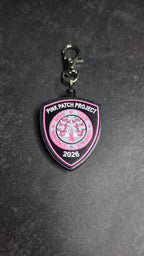 Pink Patch Project 2026 keychain
