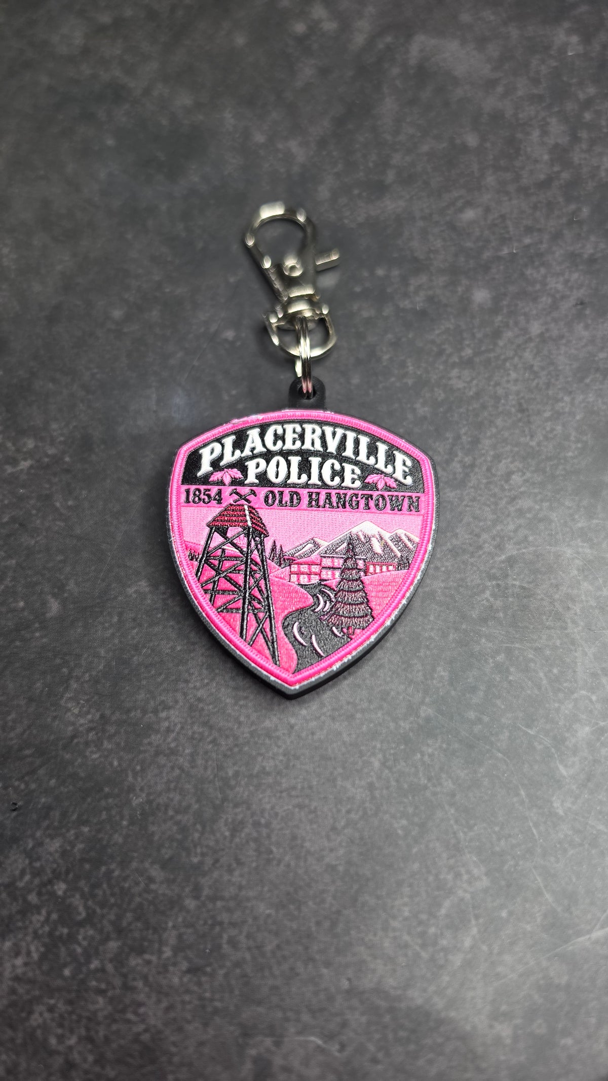 Placerville Police Department, California Pink Patch