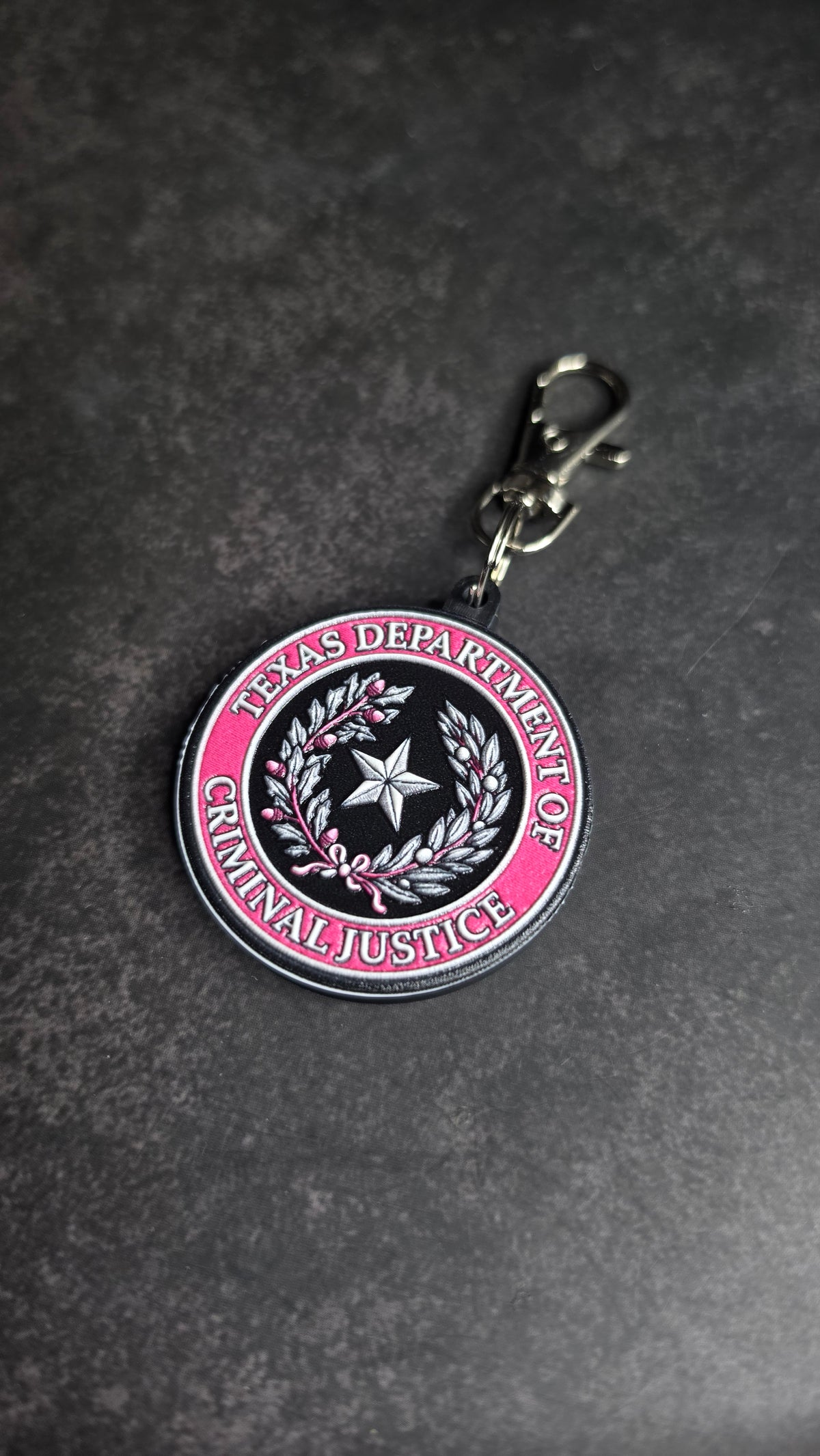 Texas Department of Criminal Justice Pink Patch