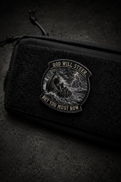 God Will Steer, But You Must Row Morale Patch | Limited Edition