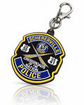 Schererville Police patch keychain
