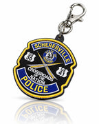 Schererville Police patch keychain