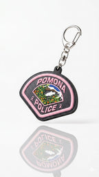 Pomona Police Pink Patch, California - studio photo