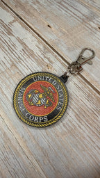 USMC Eagle Globe Anchor MicroKeychain
