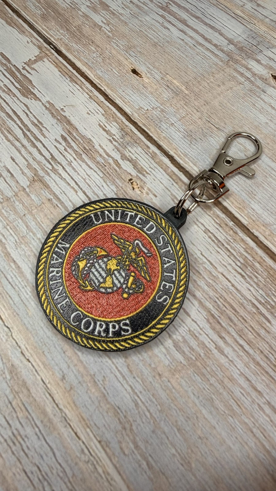 USMC Eagle Globe Anchor MicroKeychain