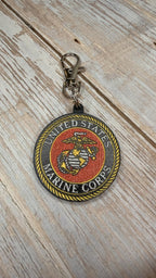 USMC Eagle Globe Anchor MicroKeychain